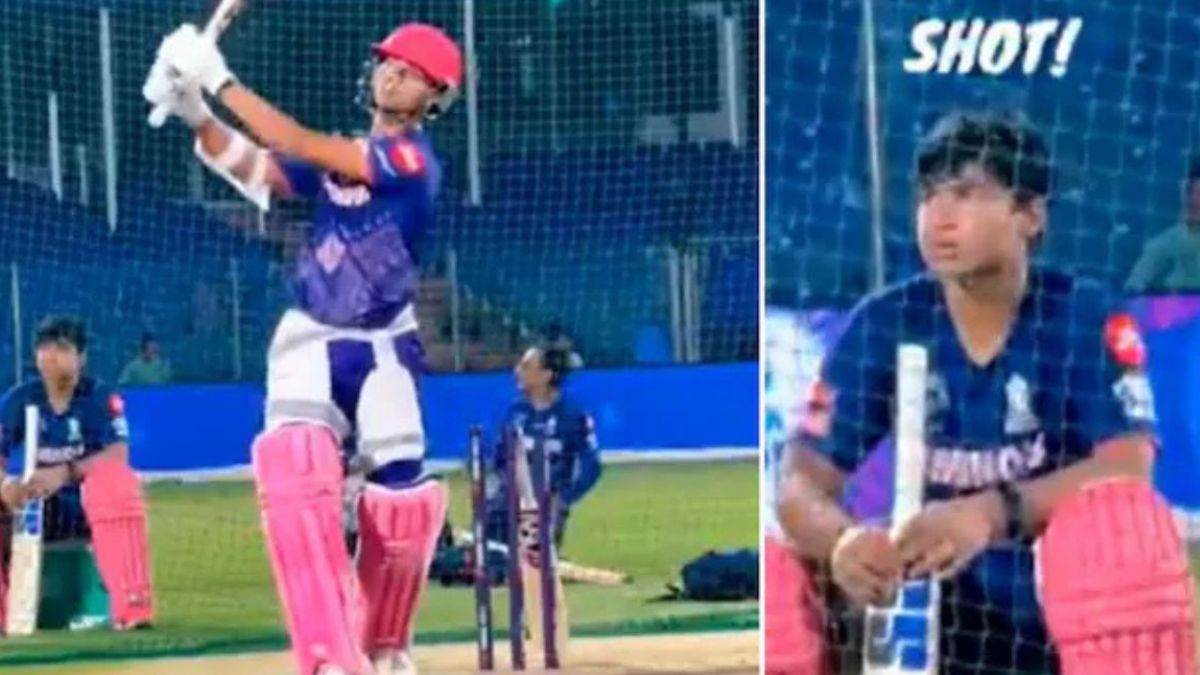 IPL 2025: Youth Vaibhav Suryavanshi, seeing the batting of Yashasvi Jaiswal, video goes viral