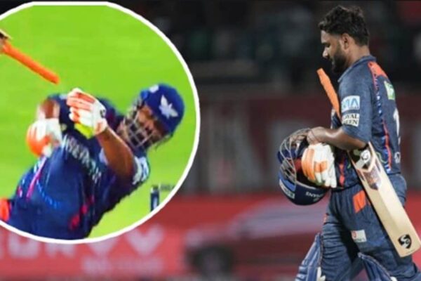 Rishabh Pant Bat In Air Weird Dismissal: Video of Rishabh Pant’s unusual outs
