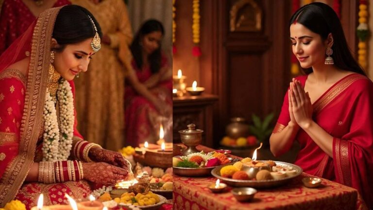 Karwa Chauth 2025: Celebrating Your First Karwa Chauth After Marriage? Don’t Forget to Include These Items in Your Puja, or Your Fast Will Be Incomplete