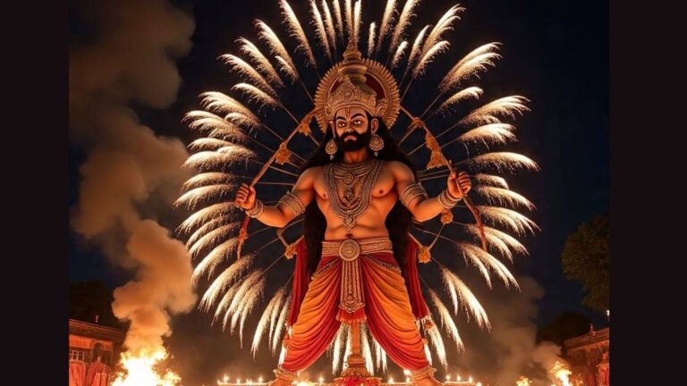 Ravana Dahan Muhurat 2025: Discover the Timing for Ravana’s Effigy Burning in Your City Today